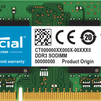 Crucial RAM 8GB DDR3 1600 MHz CL11 Laptop Memory CT102464BF160B