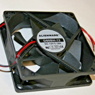 Alienware® D80BL-12 12VDC Fan - 0.18A - 80mm x 25mm - IDE Connector  2pcs/order