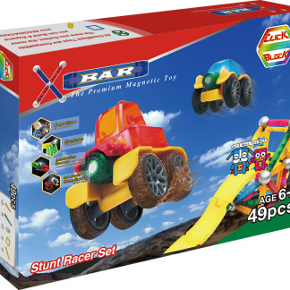 X-BAR  Stunt Racer Set,  49PCS