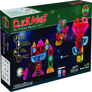 3D Automation Set Premium Magnetic Construction Toy 55 PCs