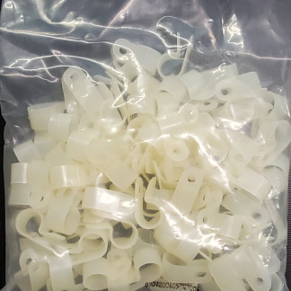 1/2 Inch Natural Cable Clamp - 100 Pack